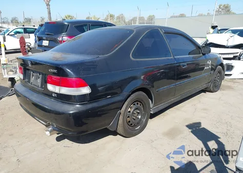 2000 Honda Civic Ex из США, поврежденный, VIN 1HGEJ824XYL016039
